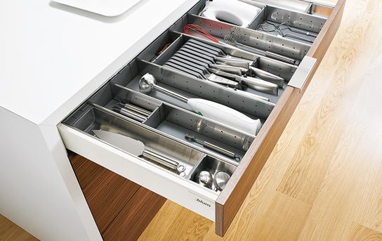 Under cabinet for preparation utensils